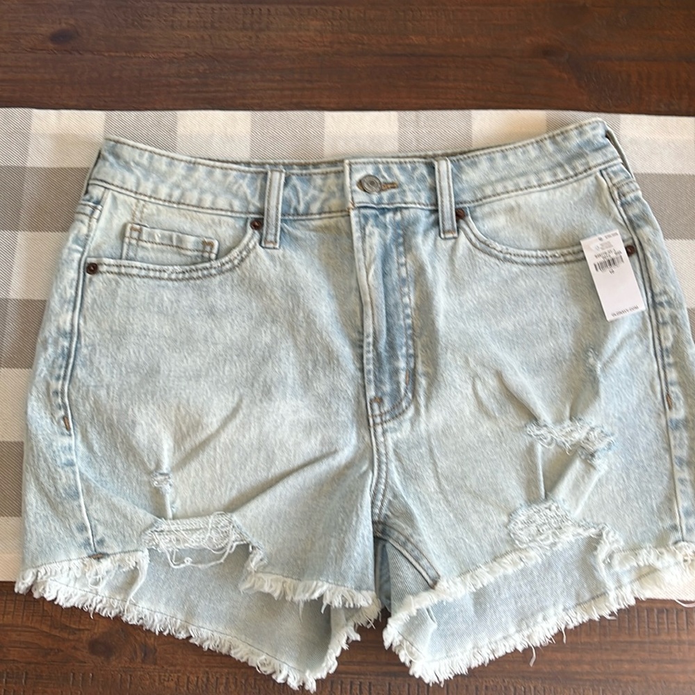 Old navy high rise OG straight jeans shorts